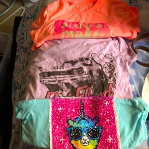 3 bundle of 10/12 girls shirts!!